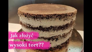 Jak złożyć wysoki tort w rancie  krok po kroku [upl. by Llevert887]