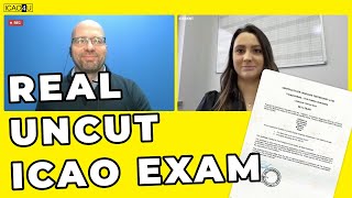 REAL UNCUT RECORDING OF ICAO EXAM  ENGLISH LANGUAGE PROFICIENCY TEST ICAO4U  certified icao exams [upl. by Yerxa]