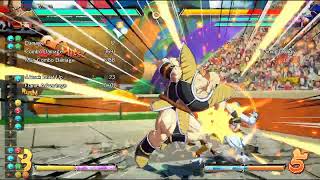 DBFZ Nappa Double Plant 4Way with Gotenks C [upl. by Sigmund]