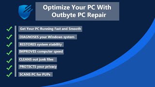 How to optimize a Windows PC using Outbyte PC Repair [upl. by Shute]