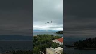 Sky espress atr landing at corfu greece [upl. by Nylisoj]