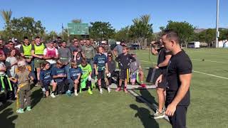 NextGen NFL Flag Turkey Bowl Highlights 🇺🇸  Camp Pendleton Marines [upl. by Ailasor677]