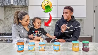 Trying BABY FOOD For The FIRST TIME With Baby Saviour Hilarious Vlogmas Day 13 [upl. by Jackelyn]