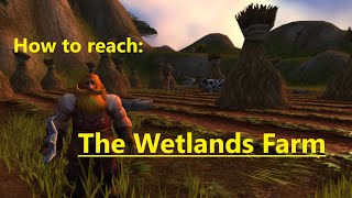 How to reach the Wetlands Farm from the Ironforge Airfield in Classic WoW [upl. by Carlee]