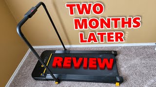 UREVO 2 in 1 Under Desk Treadmill Review [upl. by Suryc617]