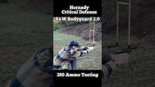 SampW Bodyguard 20 w 90 gr Hornady Critical Defense 380 ACP Ammo Testing pocketpistol pocketcarry [upl. by Lux]