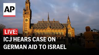 ICJ LIVE Top UN court hears a case accusing Germany of facilitating Israels Gaza conflict [upl. by Arul]