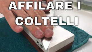 Come affilare i coltelli con la pietra [upl. by Ateval]