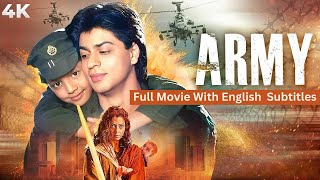 Army Full Hindi Movie With English Subtitles  Shahrukh Khan amp Sridevi  Bollywood Blockbuster [upl. by Sutton]