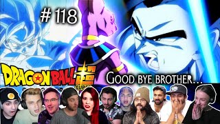 FATHER  SON KAMEHAMEHA🔥quot2 UNIVERSES FALLquot😢REACTION MASHUP🐲Dragon Ball Super Episode 118 ドラゴンボール [upl. by Erdied]