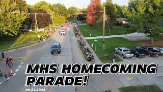 Muscatine High School Homecoming Parade 2023 [upl. by Zetroc397]