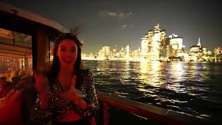 The best holiday boat cruise in New York City during December and Christmas [upl. by Annadiana]