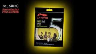 LiNing®  No5 Badminton Strings [upl. by Ritchie]