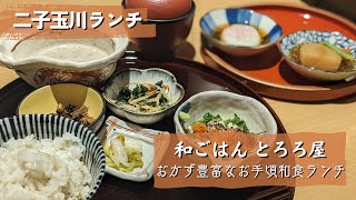 【二子玉川ランチ東京グルメ】麦ごはんお替り自由！和ごはん とろろ屋のおかずとろろめし [upl. by Marjie]