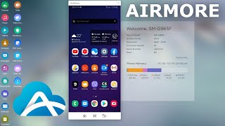 AirMore Installation and Preview on Android and Windows 2020 [upl. by Netti]