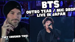 Metal Vocalist First Time Reaction  BTS  Outro Tears  Mic Drop  LIVE in JAPAN [upl. by Einimod]