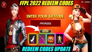 FFPL 2022 REDEEM CODES FREE FIRE  FREE FIRE PAKISTAN NEW REDEEM CODES  FREE FIRE PAKISTAN [upl. by Maryanna108]