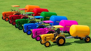 COLOURS OF TRACTOR  TRANSPORT TRUCK IN FS 22  FARMING SIMULATOR 22 [upl. by Eittik117]