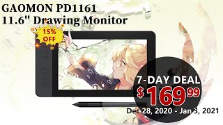 GAOMON PD1161 Graphics Drawing Pen Display Review [upl. by Nerek]