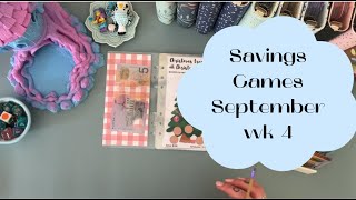 Savings Games Fun  Sept Week 4  ALL the binders Aussie Cash Stuffing  Debt Journey  Budgeting [upl. by Aleac41]