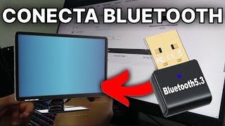 Cómo Instalar Adaptador BLUETOOTH USB v50 en PC Fácil y Rápido [upl. by Repsag]