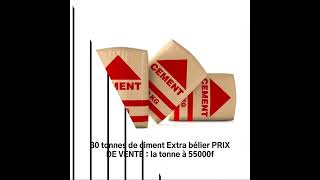 MATERIAUX DE CONSTRUCTION  CIMENT – PRIX ABORDABLE [upl. by Diehl]