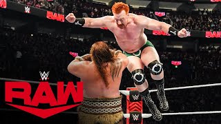 Sheamus delivers a banger against Ivar Raw highlights April 15 2024 [upl. by Elinet]