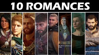 AC Valhalla All Romances amp Kissing Scenes  Romanceable Characters List amp Options  Assassins Creed [upl. by Rad]