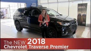 All New 2018 Chevrolet Traverse Premier  Mpls St Cloud Monticello Buffalo Rogers MN  Review [upl. by Retsof]