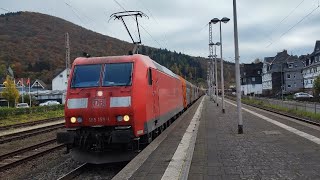 Eine BR 185 158  1 in Lennestadt  Meggen train zug trainspotting eisenbahn treno br185 [upl. by Tonneson]