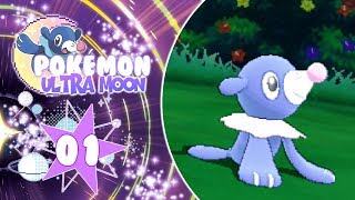 ♡ Pokémon Ultra Moon  01 And Another One Shiny Popplio lul ♡ [upl. by Yenitsed923]