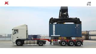 MultiFunctional Container Chassis With Novel Octagonal Central Frame Design [upl. by Barhos]