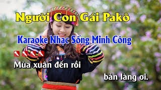 Người Con Gái Pakô Karaoke Nhạc Sống  Tone Nữ [upl. by Teiv]