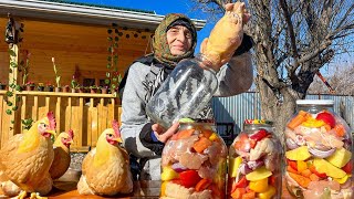 Chicken with Vegetables in a Glass Jar  Incredibly Delicious Storage Recipe [upl. by Egbert]