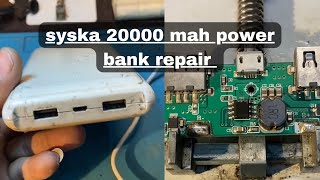 syska 20000 mah power bank repair kare mobile repairing tips and tricks mobilerepairing [upl. by Alleb]