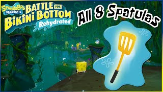 Kelp Forest  All Golden Spatulas  SpongeBob Battle for Bikini Bottom  Rehydrated [upl. by Hessler100]