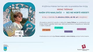 Irena Tršinar Naših 100 naključij oktober 2024 [upl. by Firehs427]