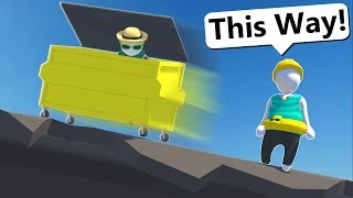 His FIRST Time Playing HUMAN FALL FLAT [upl. by Earej174]