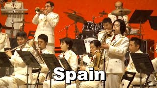 スペイン  チック・コリア Chick Corea  Spain 千葉県警察音楽隊 [upl. by Eehsar]