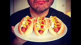 Asmr 550 Sonoran Hot Dogs [upl. by Sarette]