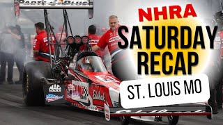 NHRA Saturday St Louis recapLadder recaps race racer dragracing nhra motorsport [upl. by Flight]