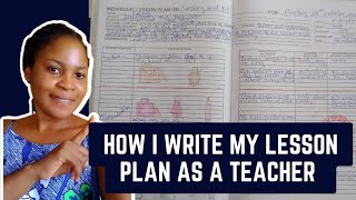 How to write lesson plan  Teaching tips  Cameroonian youtuber [upl. by Vizza]