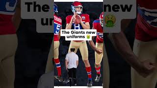 The Giants release their new alternate jerseys for next year 😍 or 🤮 nfl nflschedule nygiants [upl. by Einnaf]