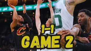 🏀CAVS BEAT BOSTON 11  GAME 2 2ND ROUND PLAYOFFS game recap may 10 2024 nba ballers453 [upl. by Welker]