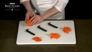 Use a mandolin to make different vegetable cuts [upl. by Piers]