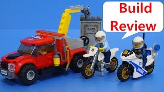 Lego 60137 Tow Truck Trouble  Police bike Toys Build Review [upl. by Beverly183]