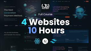 Build and Deploy 4 Modern React Apps and Get Hired as a Frontend Developer  Full 10Hour Course [upl. by Lyndell910]