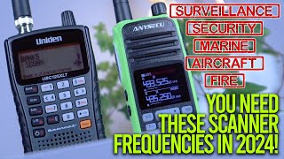 Scanner Frequencies You NEED For 2024 [upl. by Leva]