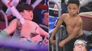 Boys epic dance battle at Sixers game goes viral [upl. by Vinaya]