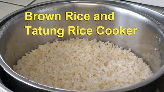 Brown Rice and Tatung Rice Cooker – JJK’s Way [upl. by Groos494]